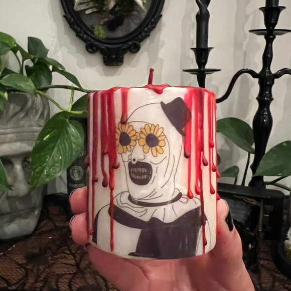 🔪🩸 Halloween horror spooky for Halloween handmade drip candle - Picture 5 of 17